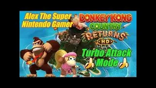 Donkey Kong Country Returns HD - Turbo Attack Mode Challenge 🏎️💨