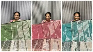 Kanchipuram Style Brocade Sarees Collections-Whatsapp to order 9074244276