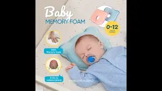 Almohada Memory Foam Baby 🐣