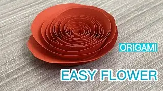 Easy Origami Flower 🌸 | Calm & Relaxing Paper Folding