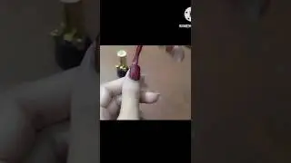 Trending Red Glass Nail At Home l  Nadia Javed