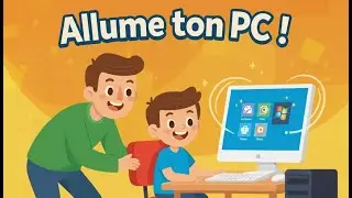 Allume ton ordinateur & d&eacute;couvre le Bureau Windows