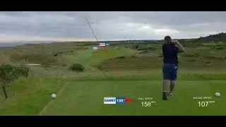Ben Kinsey Playing The Old Course at Trump International, Scotland , Aberdeen Last Week.