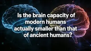 Is the brain capacity of modern humans actually smaller than that of ancient humans?