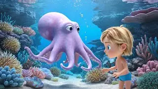 Tiny Octopus Got Tangled in Bubble Rings 🐙🫧 | Nursery Rhymes & Kids Songs