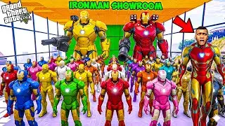 Franklin & Shinchan Opened a New Kawasaki Ninja Golden Ironman Showroom In GTA 5!