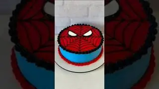 This cake look a real spiderman 🤤😋#cake #cakedecoration #design #trending