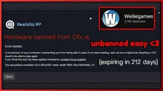 CFX.RE HWID BAN 200+ DAYS BYPASS FIVEM VOOR WEILIEGAMES !