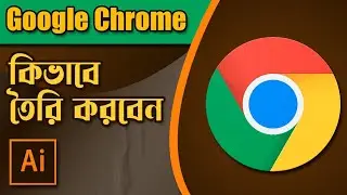 how to create google chrome browser || chrome logo in illustrator