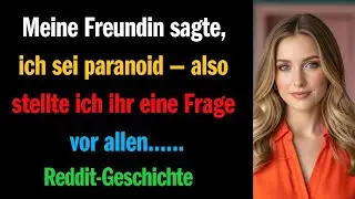 Meine Freundin sagte, ich sei paranoid — also stellte ich ihr eine Frage vor allen
