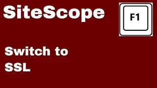 SiteScope SSL configuration via command line.