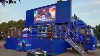 Single Side Hydraulic LED Stage Truck | Mobile Roadshow & Event Stage Solution