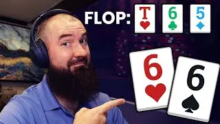 THIS Is When You Should SLOW-PLAY A SET (Live Poker Leak Alert)