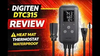 Review - DIGITEN Heat Mat Thermostat Waterproof Temperature Controller DTC315 Greenhouse