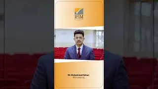 𝗕𝗖𝗔 𝘀𝘁𝘂𝗱𝗲𝗻𝘁 𝗮𝘁 𝗜𝗙𝗜𝗠 𝗖𝗼𝗹𝗹𝗲𝗴𝗲