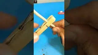 Comment fabriquer une pince &agrave; d&eacute;nuder ultra efficace avec une simple pince &agrave; linge
