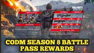 CODM SEASON 8 CONFIRMED BATTLE PASS CHARACTERS | SEASON 8 CONFIRMED BATTLE PASS REWARDS | CODM BP S8