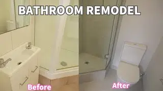 Small Bathroom Remodel _ Start to Finish ! @Auckland