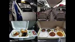 New Delhi To Varanasi : Train 18 Full Journey : 22436 NDLS BSB Vande Bharat Express : Indian Railway