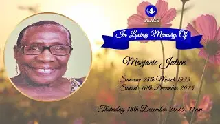 Funeral Tribute Service Of Majorie Julien