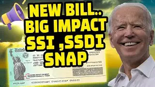 Social Security Increase : SSDI, SSI, SNAP New Bill Changes Lives of Millions Big Impact!