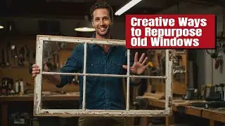 Creative Ways to Repurpose Old Windows - 4 Waste Window Craft Ideas