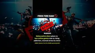 ЗАПРЕТ FREE FIRE 🚫💔 ПРАВИТЕЛЬСТВО МАХАРАШТРЫ | ГЕЙМПЛЕЙ HIT TAMIZHA | #шорты #тренды #freefire #htg