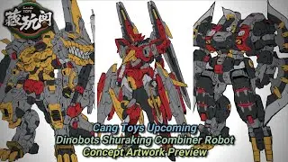 Cang Toys Upcoming Dinobots Shuraking Combiner Robot Concept Artwork Preview