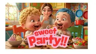 Sweet Party to Clean Up! Bath, Hair Wash & Brush Teeth Song