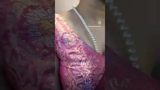 1 Blouse - 2 Looks.              Reversible Brocade Blouse