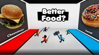 Better Food? jugamos Rosario, Álvaro y Papá. que vamos a comer? Roblox 😂🍔🗡️ | alvarogamerpc**