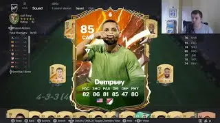 EA FC 24 - 85 DEMPSEY PLAYER REVIEW ULTIMATE TEAM