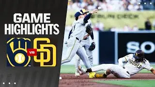 Brewers vs. Padres Game Highlights (6/20/24) | MLB Highlights