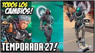 ¡Así se ven todos los cambios súper MASIVOS y novedades de la temporada 27! | Apex Legends AMPED