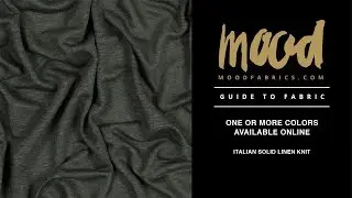 Mood Fabrics Italian Linen Solid Knit