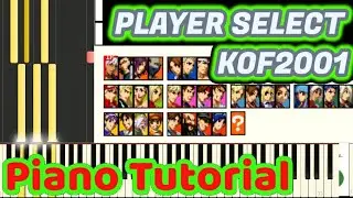 KOF2001 - Player Select (Arranged Music) - Piano Tutorial