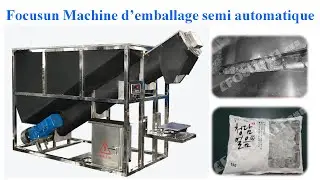 Focusun machine d'emballage semi-automatique, convient &agrave; emballer des gla&ccedil;ons en tube, en cube, etc