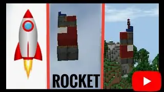 how to make rocket 🚀 in mini block craft