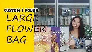 How to Custom 1 Pound Large Flower Bag