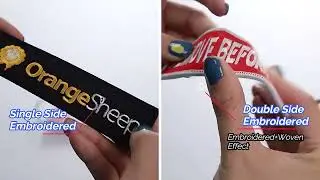 Embroidered Keychains OEM Factory Custom Made Logo for Airplane Remove Before Flight