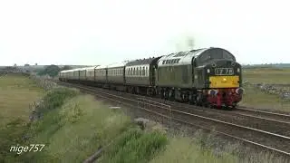 BR Class 40 D345 with the N/Belle Settle & Carlisle Special 17/06/23