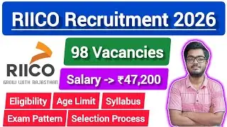 RIICO Recruitment 2026 || 98 Vacancies || Junior Assistant, AAO, Programmer etc. || Apply Online ||