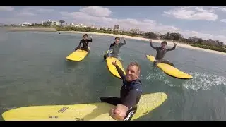 First time surfing lesson Happy Surfing Okinawa