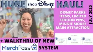 ShopDisney Haul & Walkthru of New MerchPass System for Disney Castle Collection | July 2020