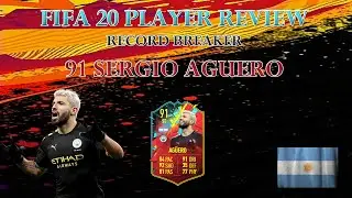 FIFA 20 PLAYER REVIEW - RECORD BREAKER SERGIO AGUERO (RECORD BREAKER AGUERO Ultimate Team)