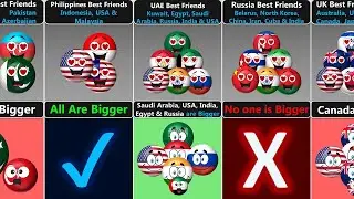 How Many Friends Are Bigger Than Your Country? | O&M Facts