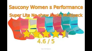 Let's review Saucony Women s Performance Super Lite No-show Socks Multipack