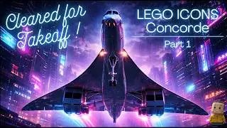 LEGO Icons Concorde Build Series Begins! | Part 1 | Aviation LEGO