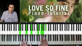 Cha Eun Woo - Love so Fine (Piano Tutorial + Not Angka)