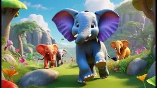 Plush Elephants Go Trumpet Trumpet Trumpet | English Nursery Rhyme | Kids Songs | Baby Music
